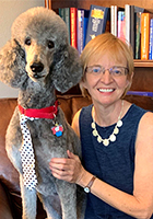 Sarah Schaettle, MD, and Bandit (Therapy Dog)
